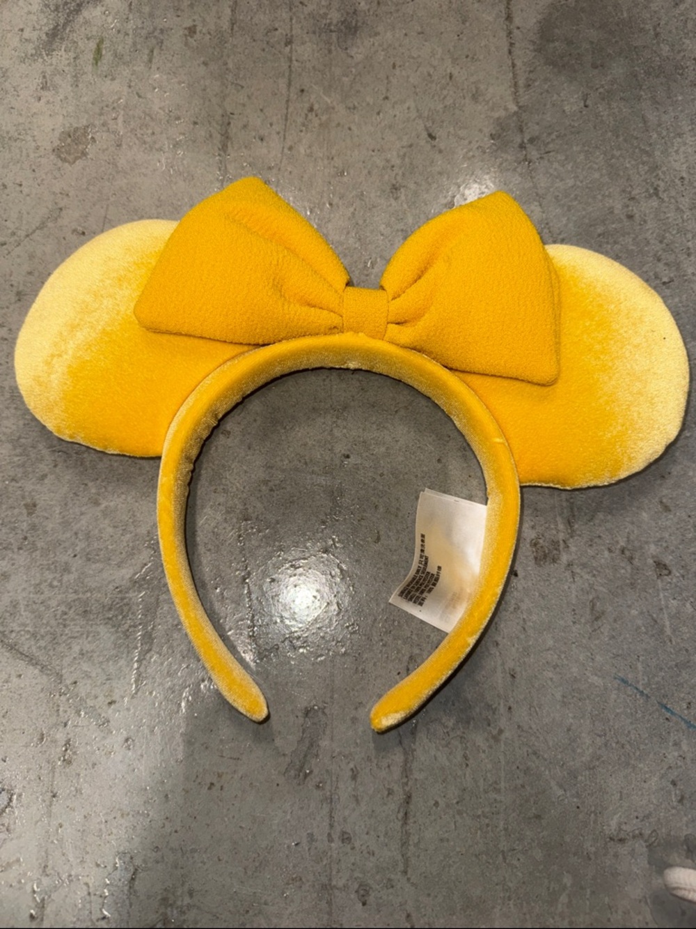 Disney Yellow Minnie Mouse Ear Headband